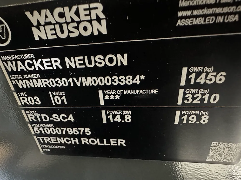  WACKER NEUSON RTD-SC4