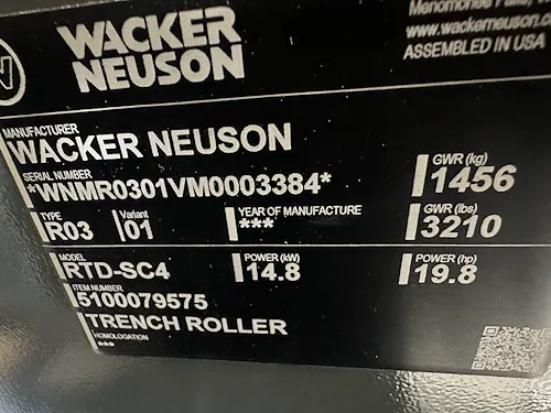  WACKER NEUSON RTD-SC4