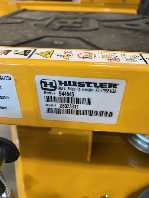2026 HUSTLER RAPTOR XD 54