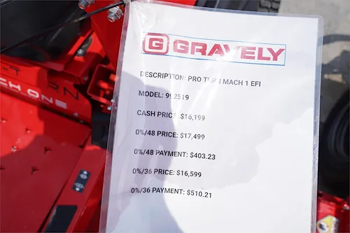 2025 GRAVELY PROTURN MACH ONE