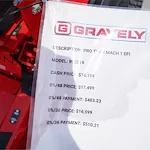 2025 GRAVELY PROTURN MACH ONE