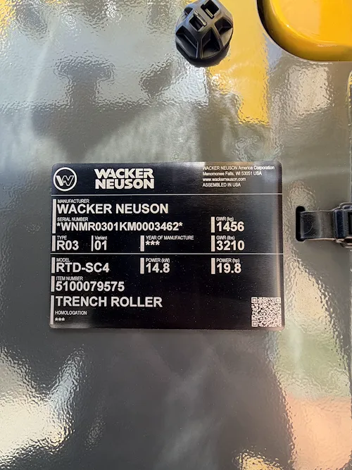 2026 WACKER NEUSON RTD-SC4