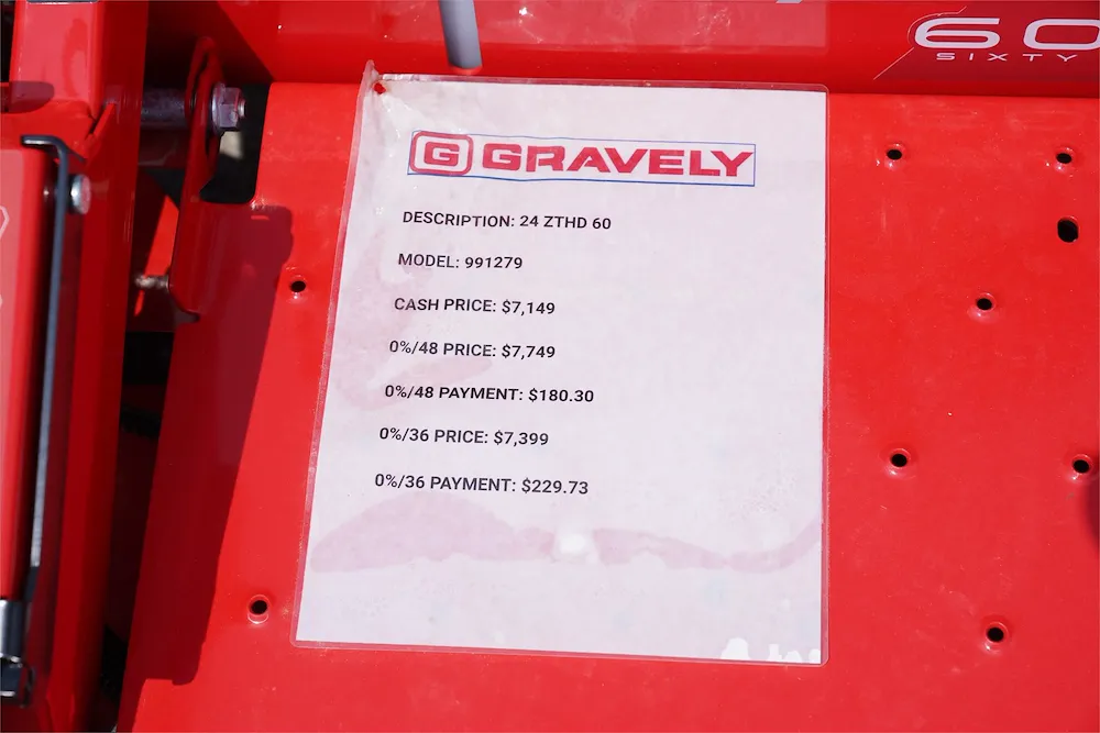2025 GRAVELY ZT HD 60
