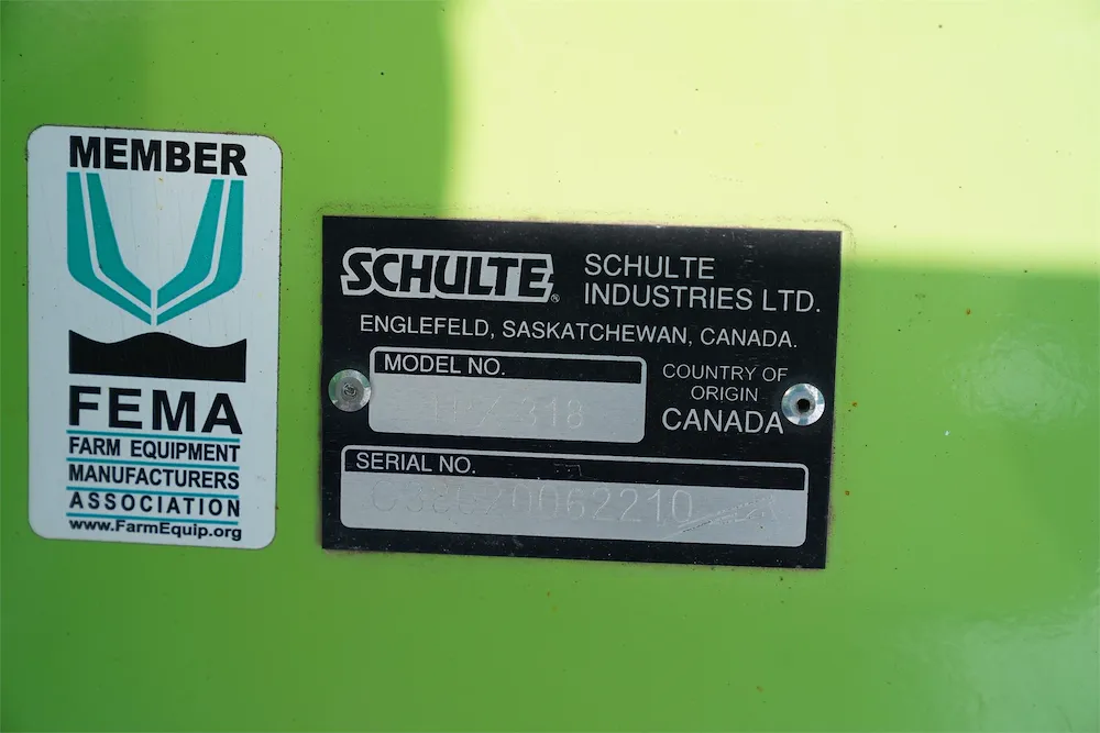 2025 SCHULTE TPX318