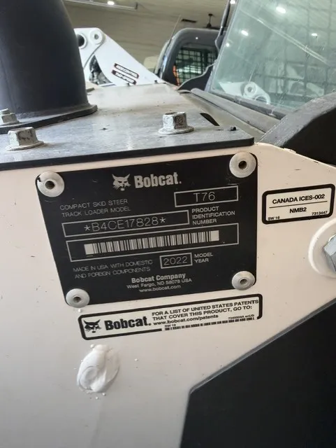 2022 BOBCAT T76