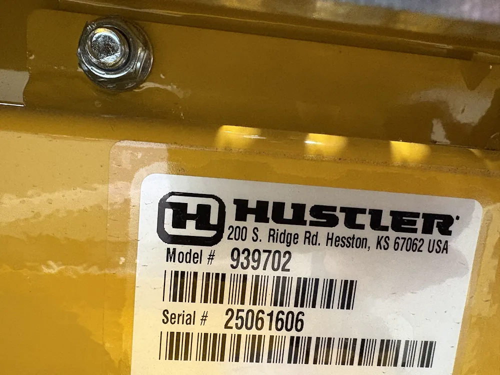 2025 HUSTLER RAPTOR XD 54