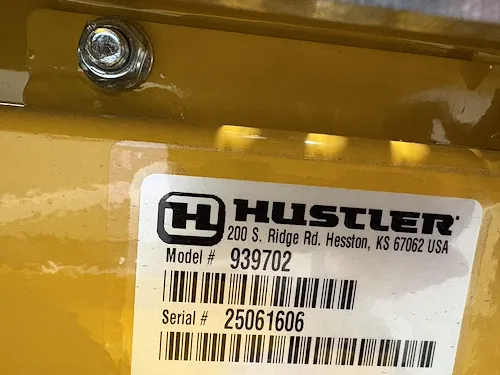 2025 HUSTLER RAPTOR XD 54