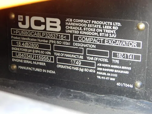 2024 JCB 18Z-1