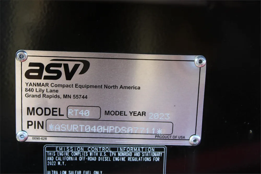 2024 ASV POSI-TRACK RT40