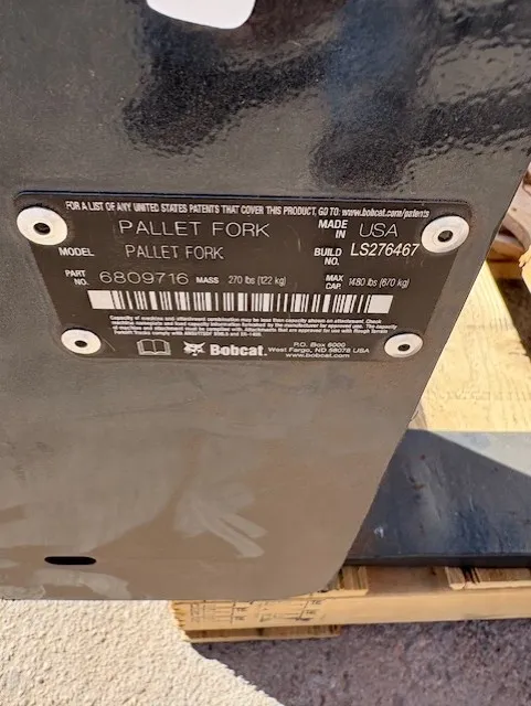 2025 BOBCAT PALLET FORK MINI SKID