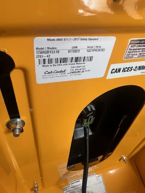 2024 CUB CADET ZTS1-42