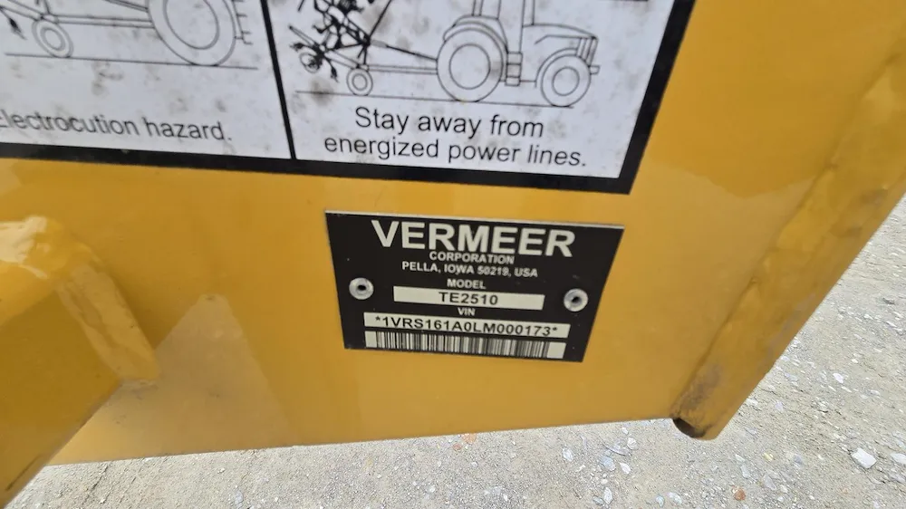  VERMEER TE2510