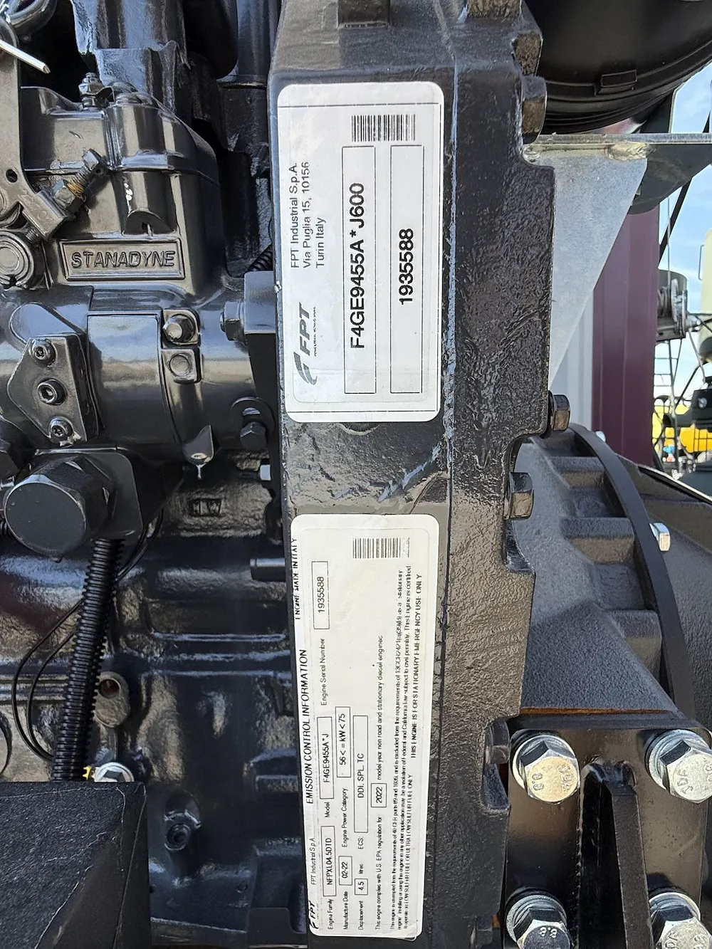 2025 FPT INDUSTRIAL NEF45SM2X.A008